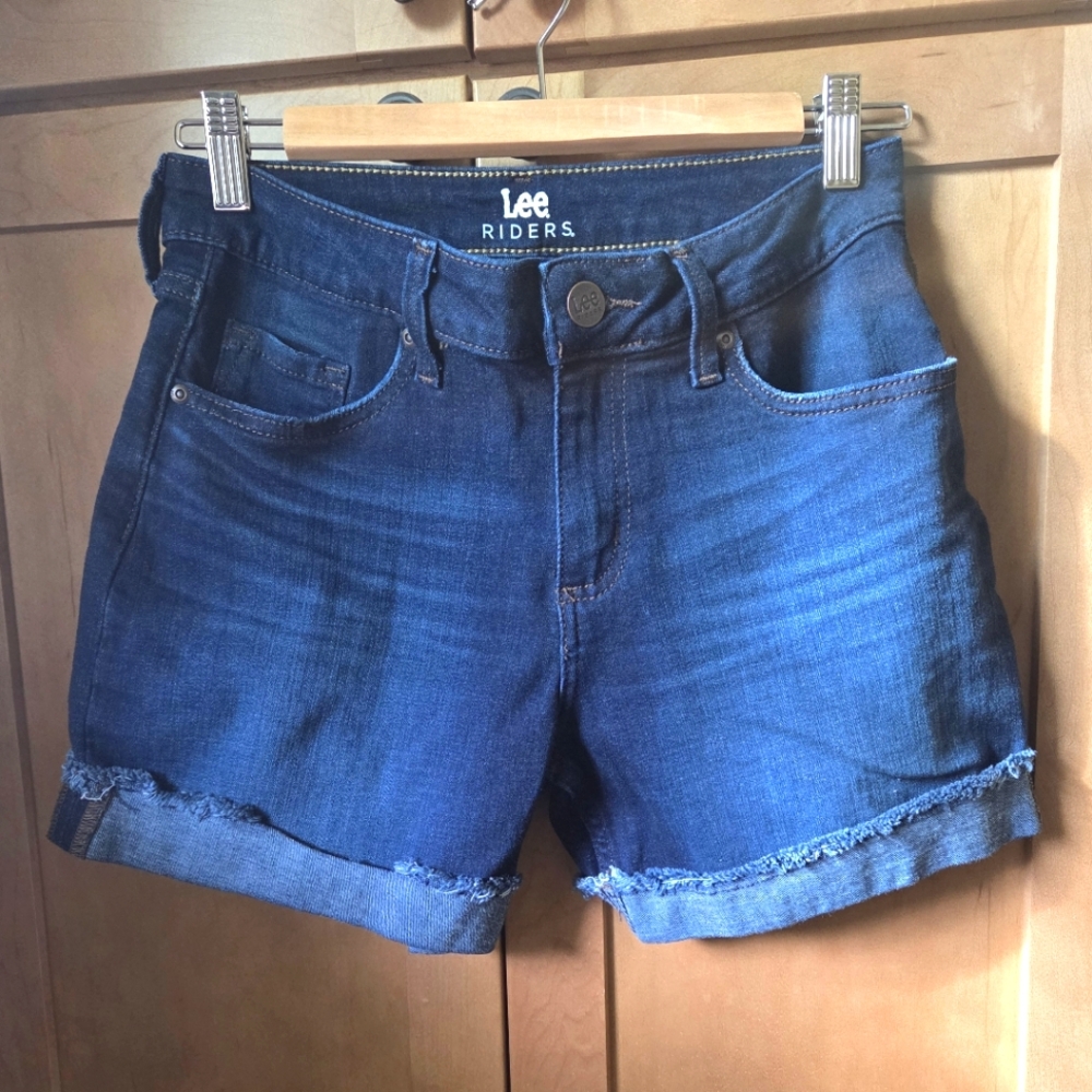Lee Riders Blue Denim Shorts, Size 6